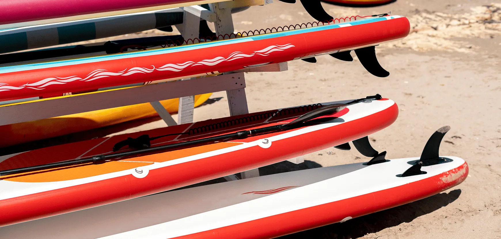 Rack para paddle boarding
